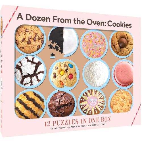 Chronicle Books 12 Puzzles In One Box: A Dozen From The Oven: Cookies