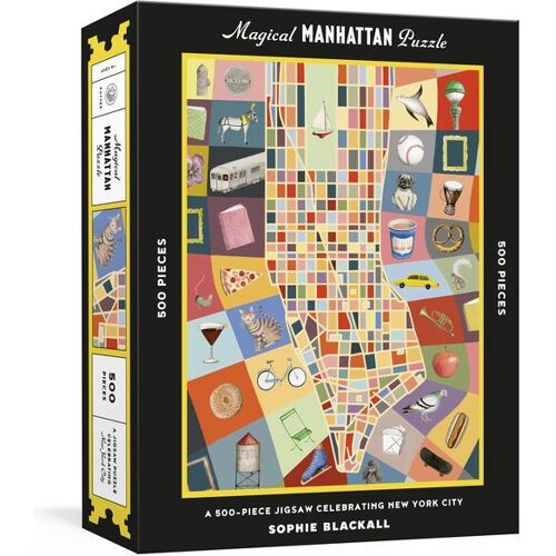 Clarkson Potter/Ten Speed Magical Manhattan Puzzle: A 500-Piece Jigsaw Celebrating New York City: Jigsaw Puzzles For Adults And Kids