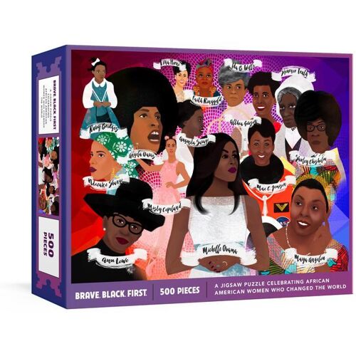 Clarkson Potter/Ten Speed Brave. Black. First. Puzzle: A Jigsaw Puzzle And Poster Celebrating African American Women Who Changed The World: Jigsaw Puzzles For Adults And Jig