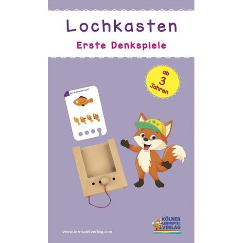 Kölner Lernspielverlag Lochkasten Box Erste Denkspiele