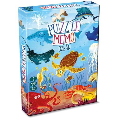 Drei Hasen Abendsonne Puzzle-Memo Ozean