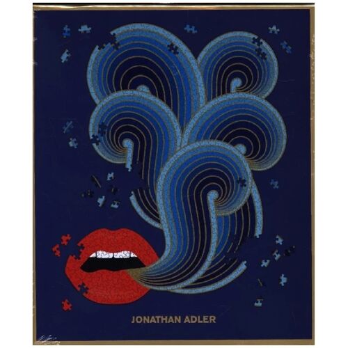 Abrams & Chronicle Jonathan Adler 750 Piece Lips Shaped Puzzle