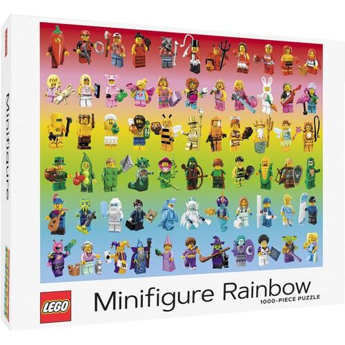 Chronicle Books Lego Minifigure Rainbow 1000-Piece Puzzle