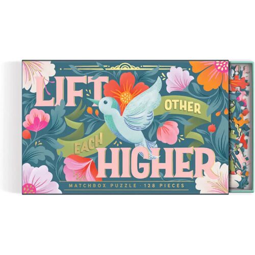 Galison Lift Each Other Higher 128 Piece Matchbox Puzzle