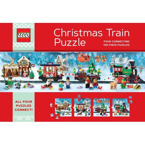 Chronicle Books Lego Christmas Train Puzzle