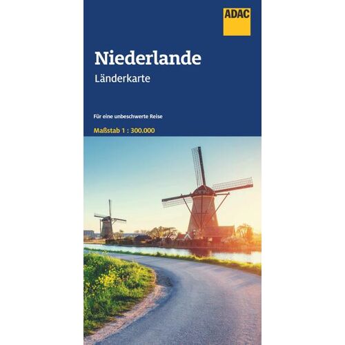 Adac Länderkarte Niederlande 1:300.000