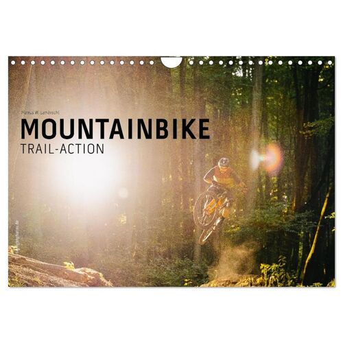 Calvendo Mountainbike Trail-Action (Wandkalender 2024 Din A4 Quer) Calvendo Monatskalender