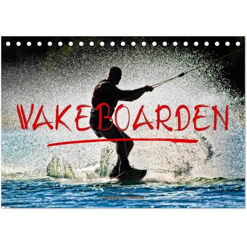 Calvendo Wakeboarden (Tischkalender 2024 Din A5 Quer) Calvendo Monatskalender