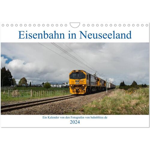 Eisenbahn In Neuseeland (Wandkalender 2024 Din A4 Quer) Calvendo Monatskalender