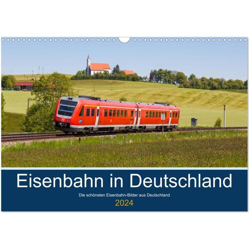 Eisenbahn In Deutschland (Wandkalender 2024 Din A3 Quer) Calvendo Monatskalender