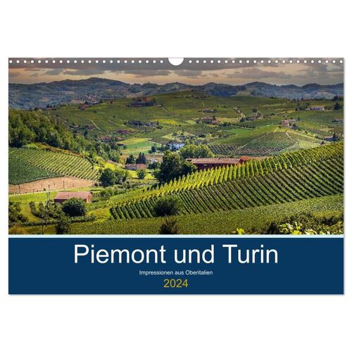 Calvendo Piemont Und Turin (Wandkalender 2024 Din A3 Quer) Calvendo Monatskalender