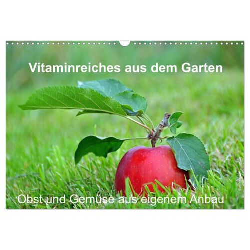 Calvendo Vitaminreiches Aus Dem Garten (Wandkalender 2024 Din A3 Quer) Calvendo Monatskalender