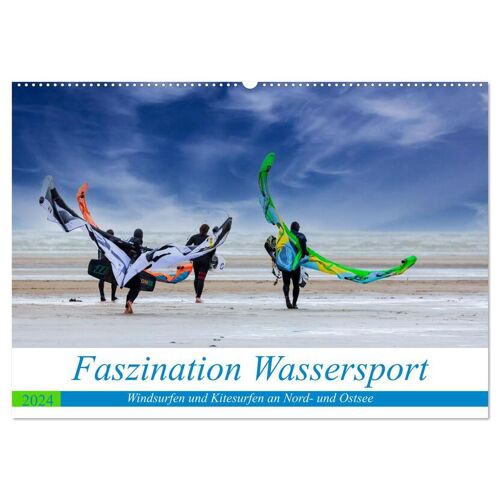 Calvendo Faszination Wassersport – Windsurfen Und Kitesurfen An Nord- Und Ostsee (Wandkalender 2024 Din A2 Quer) Calvendo Monatskalender