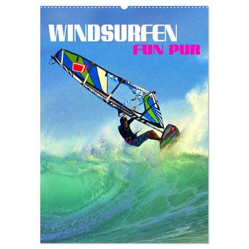 Calvendo Windsurfen – Fun Pur (Wandkalender 2024 Din A2 Hoch) Calvendo Monatskalender