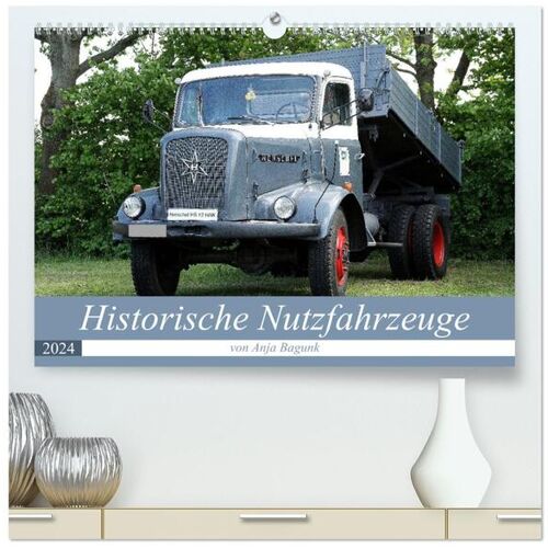 Calvendo Verlag Historische Nutzfahrzeuge (Hochwertiger Premium Wandkalender 2024 Din A2 Quer) Kunstdruck In Hochglanz