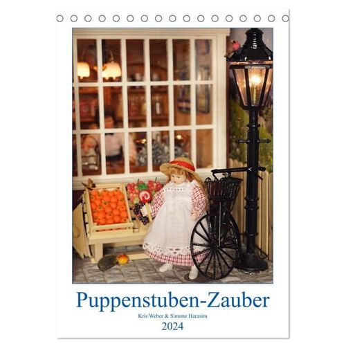 Calvendo Verlag Puppenstuben-Zauber (Tischkalender 2024 Din A5 Hoch) Calvendo Monatskalender