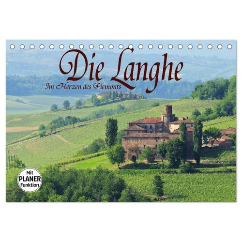 Calvendo Verlag Die Langhe – Im Herzen Des Piemonts (Tischkalender 2024 Din A5 Quer) Calvendo Monatskalender