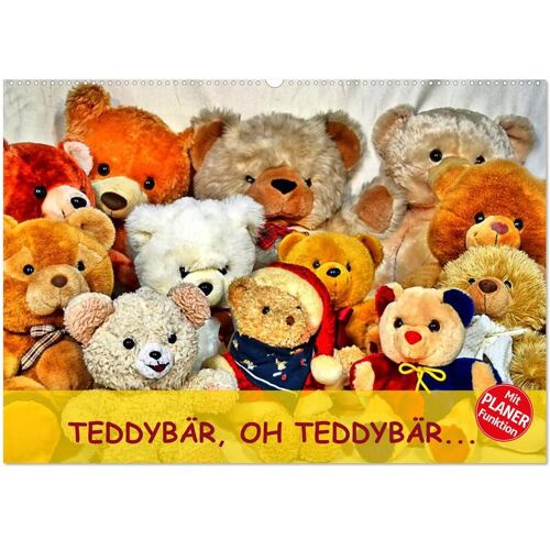 Calvendo Verlag Teddybär Oh Teddybär... (Wandkalender 2024 Din A2 Quer) Calvendo Monatskalender