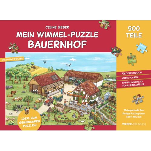 Weber Mein Wimmel-Puzzle Bauernhof