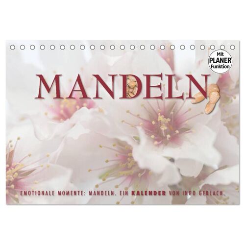 Calvendo Verlag Emotionale Momente: Mandeln (Tischkalender 2024 Din A5 Quer) Calvendo Monatskalender