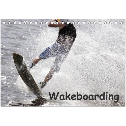 Calvendo Verlag Wakeboarding / Ch-Version (Tischkalender 2024 Din A5 Quer) Calvendo Monatskalender