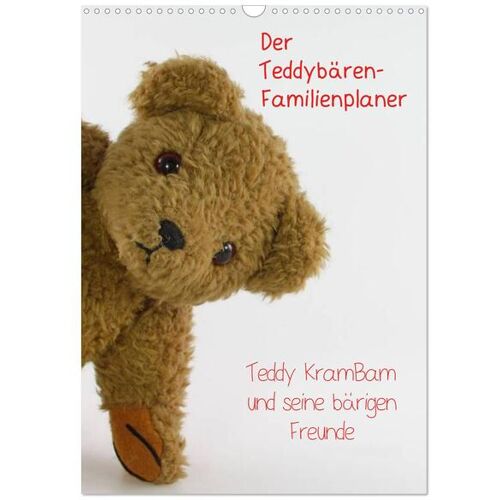 Calvendo Verlag Der Teddybären-Familienplaner (Wandkalender 2024 Din A3 Hoch) Calvendo Monatskalender