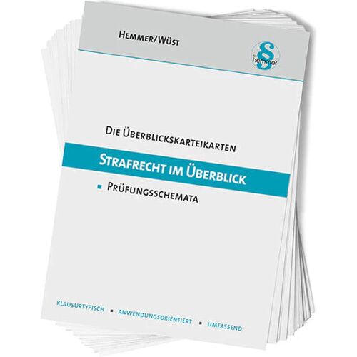 Hemmer-Wuest Die Überblickskarteikarten Strafrecht Im Überblick