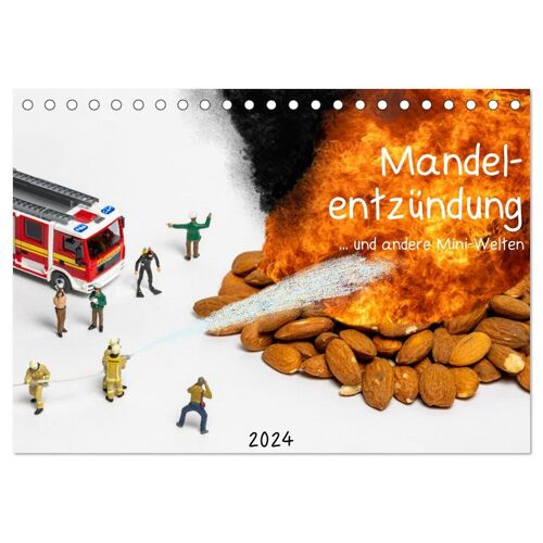 Calvendo Mandelentzündung … Und Andere Mini-Welten (Tischkalender 2024 Din A5 Quer) Calvendo Monatskalender