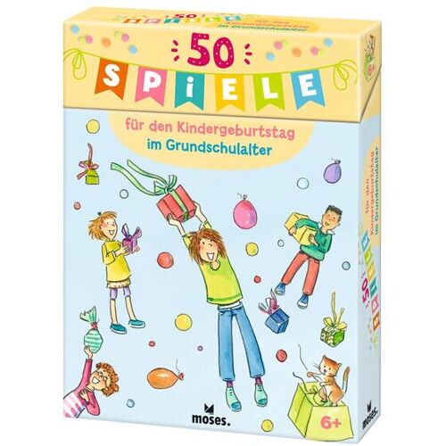 moses. Verlag GmbH 50 Spiele Für Den Kindergeburtstag Im Grundschulalter