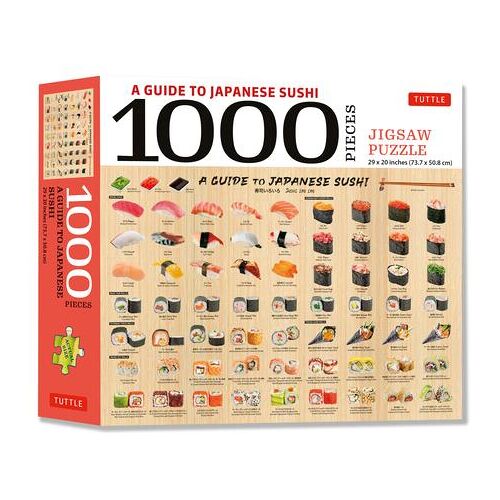 TUTTLE PUB A Guide To Japanese Sushi - 1000 Piece Jigsaw Puzzle