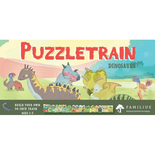 Harry N. Abrams Puzzletrain: Dinosaurs 26-Piece Puzzle