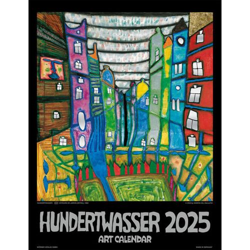 Wörner Verlag GmbH Hundertwasser Art Calendar 2025