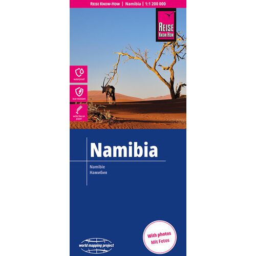 Reise Know-How Rump GmbH Reise Know-How Landkarte Namibia (1:1.200.000)