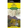 National Geographic Maps Zion National Park Map