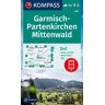 Kompass Karten GmbH Kompass Wanderkarte 790 Garmisch-Partenkirchen Mittenwald 1:35.000