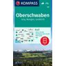 Kompass Karten GmbH Kompass Wanderkarte 187 Oberschwaben Isny Wangen Leutkirch 1:50.000