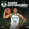 TURNER SPORTS Milwaukee Bucks Giannis Antetokounmpo 2024 12x12 Player Wall Calendar