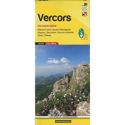 Éditions Libris Libris Wanderkarte 10 Vercors 1 : 60 000 Éditions Libris Libris Wanderkarte 10 Vercors 1 : 60 000