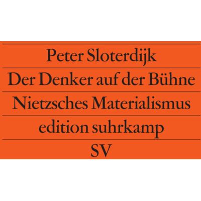Suhrkamp Der Denker Auf Der Bühne Suhrkamp Der Denker Auf Der Bühne