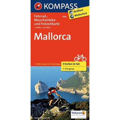 Kompass Karten GmbH Kompass Fahrradkarte 3500 Mallorca (2 Karten Im Set) 1:70.000 Kompass Karten GmbH Kompass Fahrradkarte 3500 Mallorca (2 Karten Im Set) 1:70.000