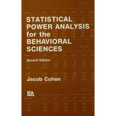 Taylor Statistical Power Analysis For The Behavioral Sciences Taylor Statistical Power Analysis For The Behavioral Sciences