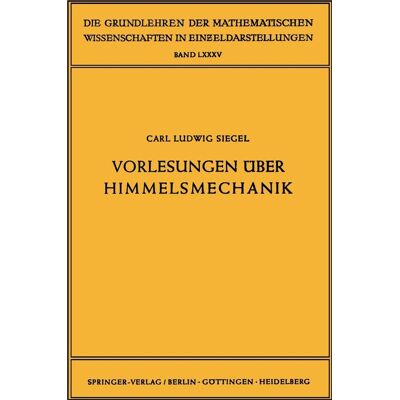 Springer Vorlesungen Über Himmelsmechanik Springer Vorlesungen Über Himmelsmechanik