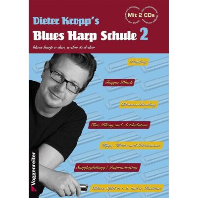 Voggenreiter Verlag Kropp'S Blues Harp Schule Bd. 2 (2cd) Fsc Mix Sgsch-Coc-050055 Voggenreiter Verlag Kropp'S Blues Harp Schule Bd. 2 (2cd) Fsc Mix Sgsch-Coc-050055