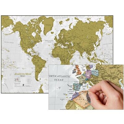 Maps International Scratch The World Maps International Scratch The World