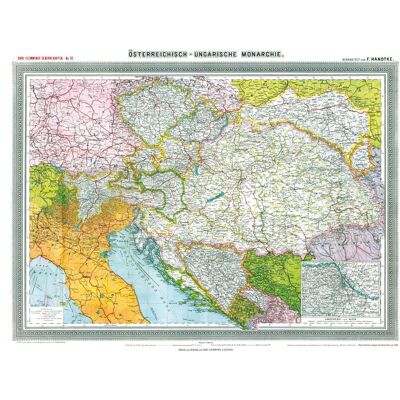 Rockstuhl Verlag Hist. Karte: Österreichisch-Ungarische Monarchie Um 1908 (Gerollt) Rockstuhl Verlag Hist. Karte: Österreichisch-Ungarische Monarchie Um 1908 (Gerollt)