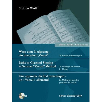 Breitkopf & Härtel Wege Zum Liedgesang - Mittlere Stimme Breitkopf & Härtel Wege Zum Liedgesang - Mittlere Stimme