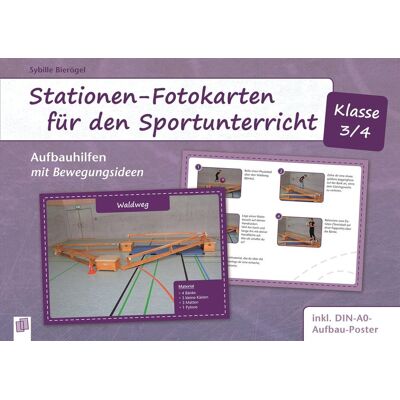 Verlag an der Ruhr GmbH Stationen-Fotokarten Für Den Sportunterricht - Klasse 3/4 Verlag an der Ruhr GmbH Stationen-Fotokarten Für Den Sportunterricht - Klasse 3/4