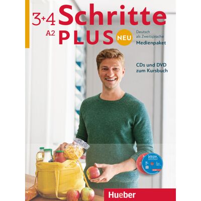 Hueber Verlag GmbH Schritte Plus Neu 3+4 A2 Audio-Cds Und 1 Dvd Zum Kursbuch. Medienpaket Hueber Verlag GmbH Schritte Plus Neu 3+4 A2 Audio-Cds Und 1 Dvd Zum Kursbuch. Medienpaket