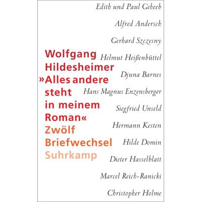 Suhrkamp 'Alles Andere Steht In Meinem Roman' Suhrkamp 'Alles Andere Steht In Meinem Roman'
