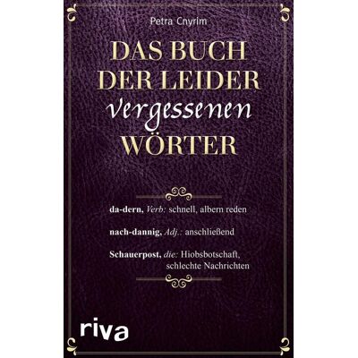 riva Verlag Das Buch Der Leider Vergessenen Wörter riva Verlag Das Buch Der Leider Vergessenen Wörter